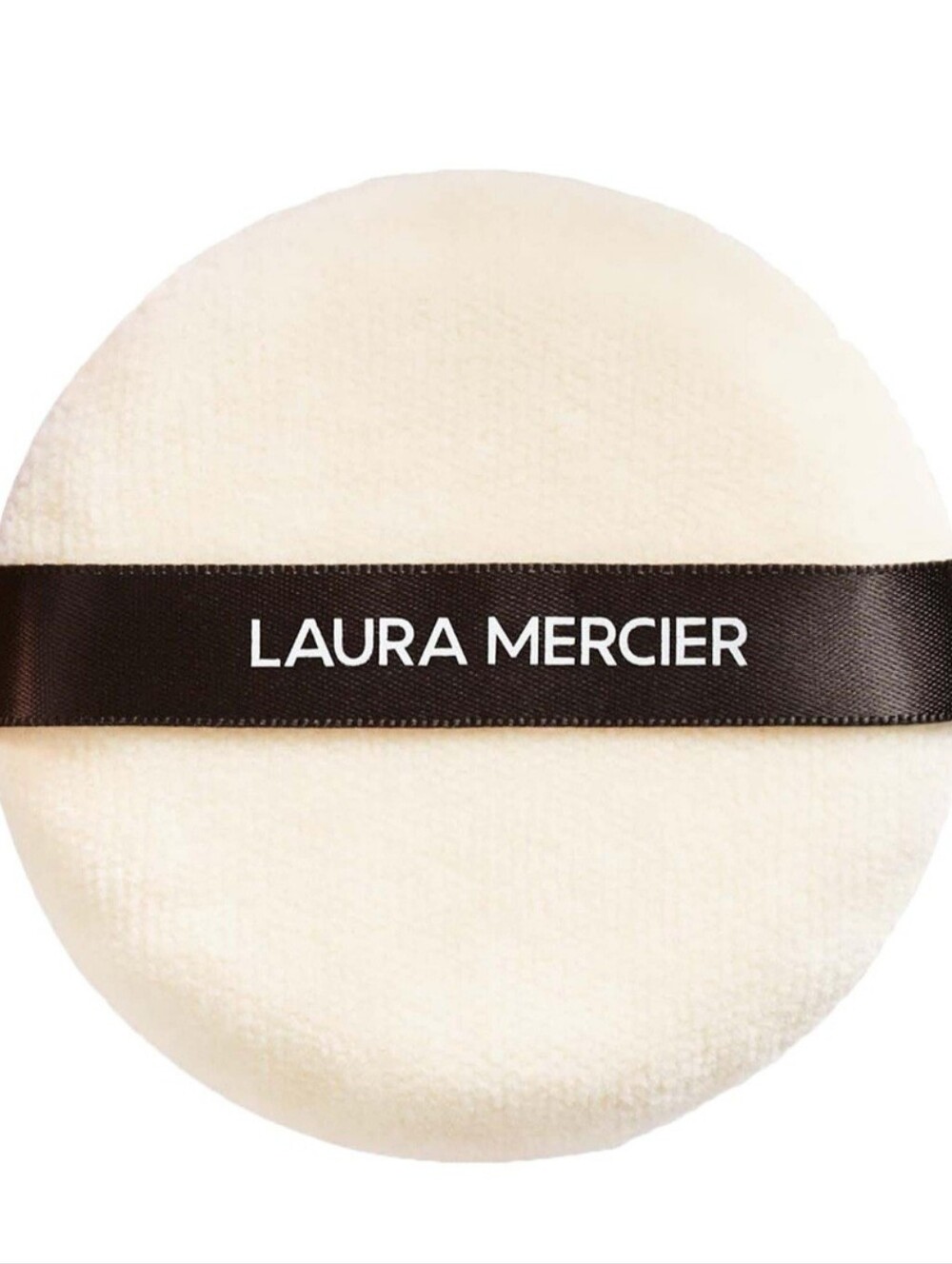 laura mercier Velvet Powder Puff with Brown Ribbon